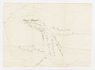 Sketch of creeks and roads in Pitt County, N.C.